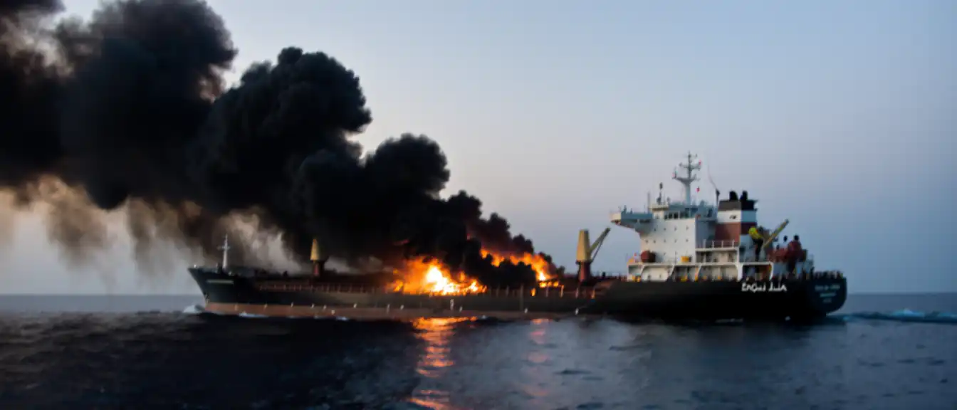 Огонь в Красном море: хуситы атаковали саудовские танкеры в ответ на блокаду